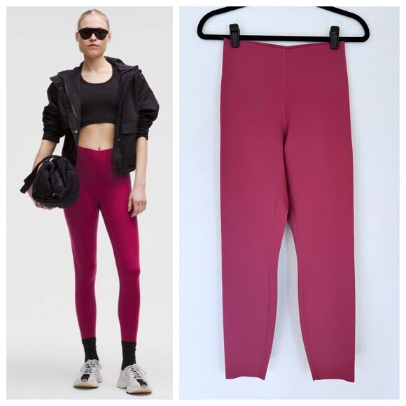 NWOT Lululemon Women's Glow Up Super-High-Rise Tight 25" in Magenta Smoke Size 8 - Picture 1 of 13